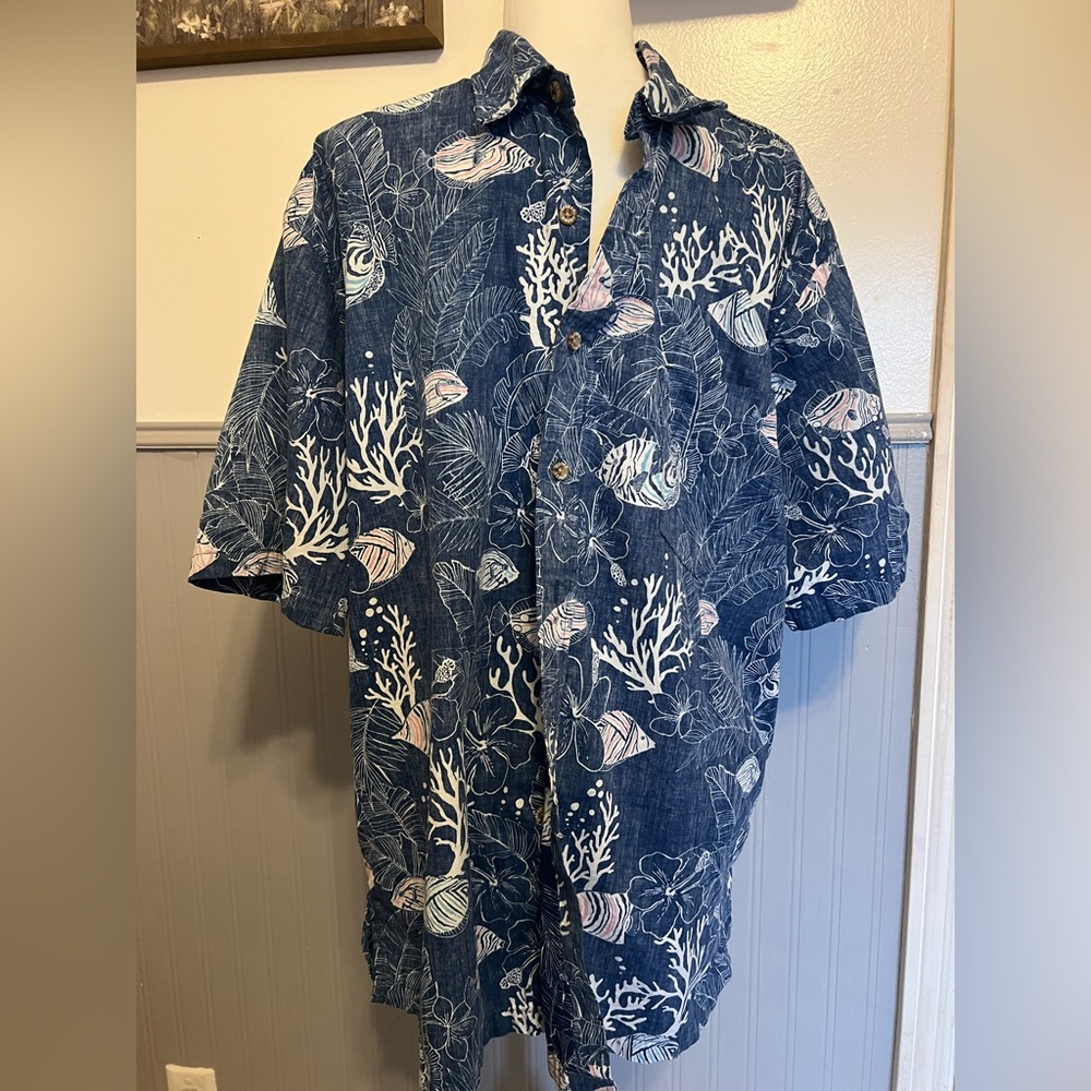 Vintage Cooke Street Honolulu Hawaiian Shirt / Short Sleeve / XL / Tropical